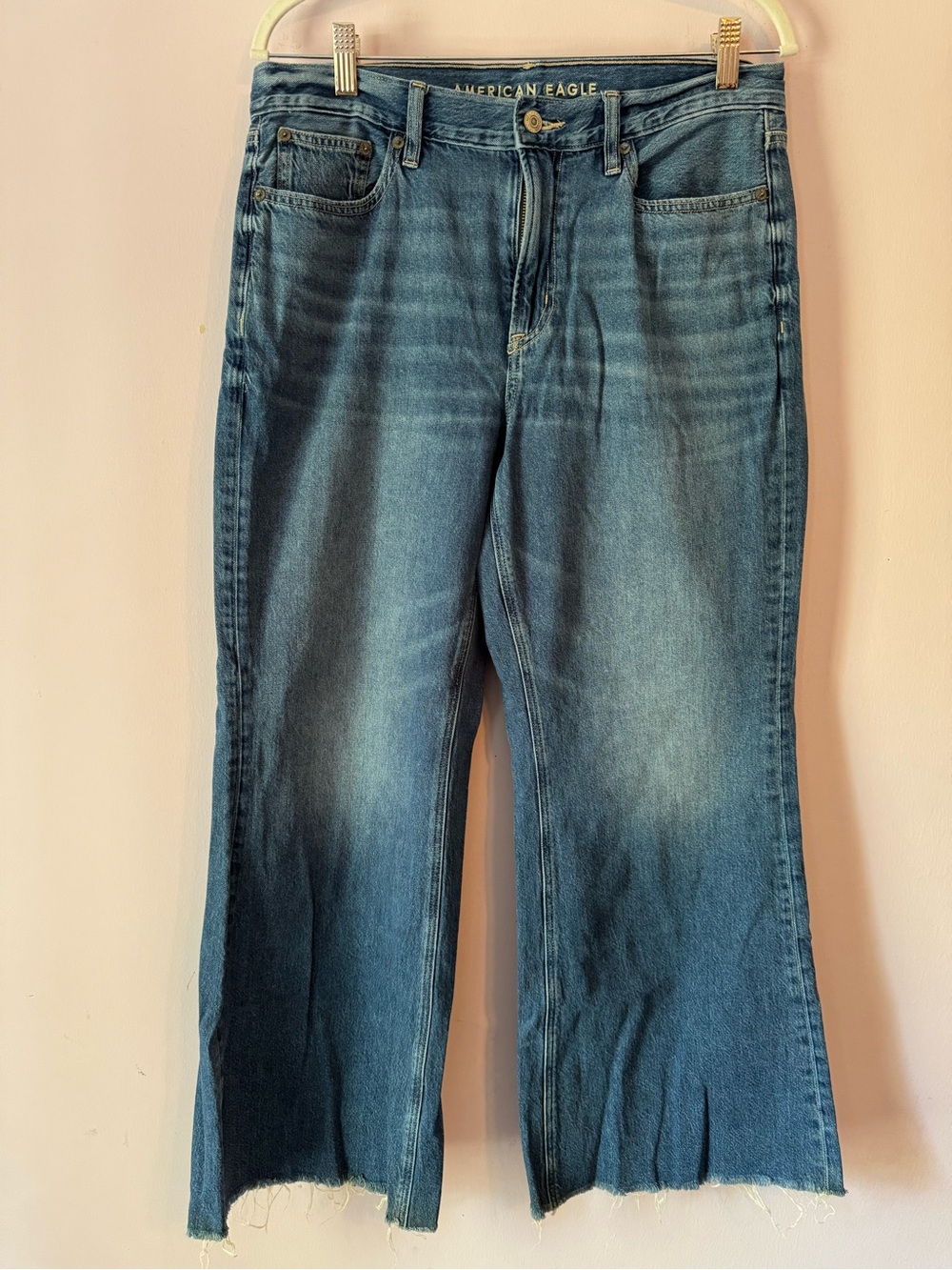 American Eagle Outfitters - 10 Short - Low-Rise Baggy Flare